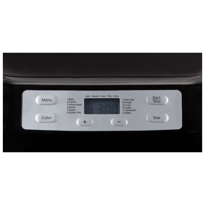 Machine a pain automatique - DOMO - B3974 - 550 W - 12 programmes - Ec