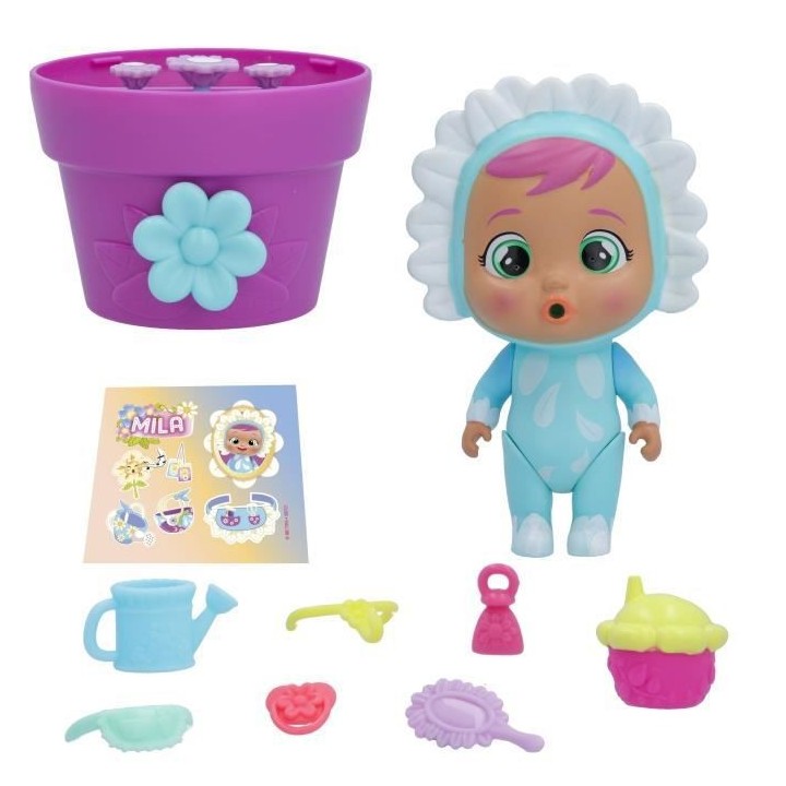 IMC TOYS - Capsule Happy Flowers + Poupon - CRY BABIES MAGIC TEARS - 8