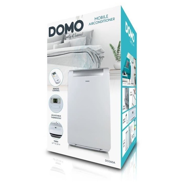 Climatiseur mobile - DOMO - DO360A - 1150 W