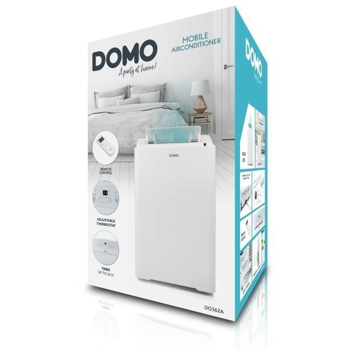 Climatiseur mobile - DOMO - DO362A - 1890 W