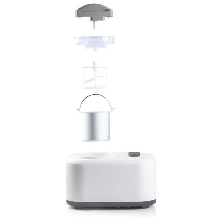 DOMO DO9243I - Sorbetiere avec compresseur intégré - 1L - 3 fonction