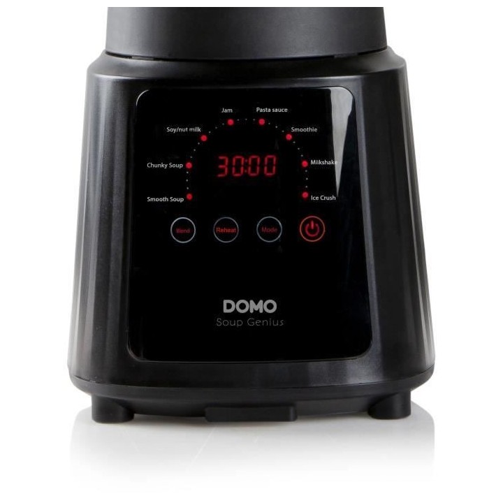 Blender chauffant multi fonctions - DOMO - DO726BL - 900 W - 1,2 L - 8