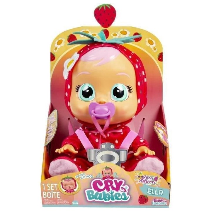 Poupon CRY BABIES Tutti Frutti Ella la fraise