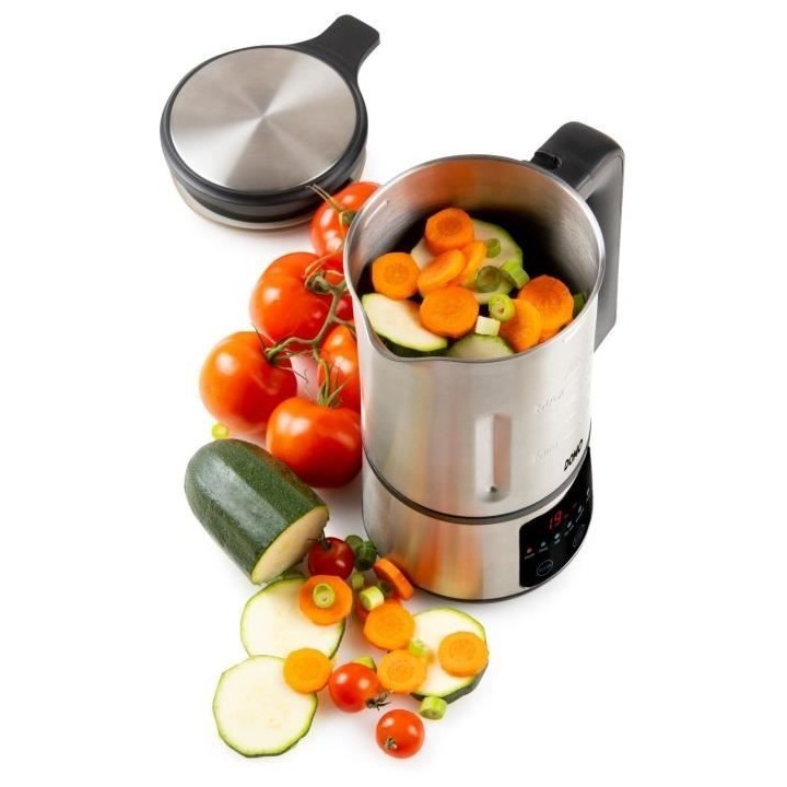 Blender chauffant DOMO - Inox – 1,2 L - 6 programmes – 800 Watt
