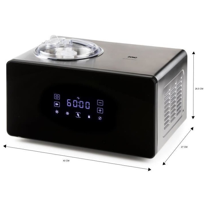Sorbetiere - DOMO - DO9252I - 1,5 litres - 150 W - Ecran tactile intel