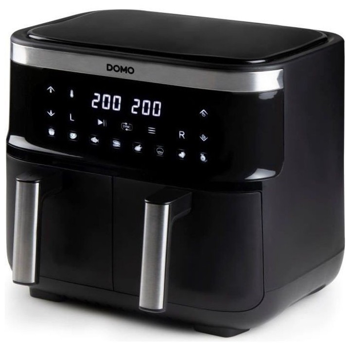 Friteuse a air chaud DOMO - DO537FR - 2 x 4 L - 85° a 200° - 8 progr