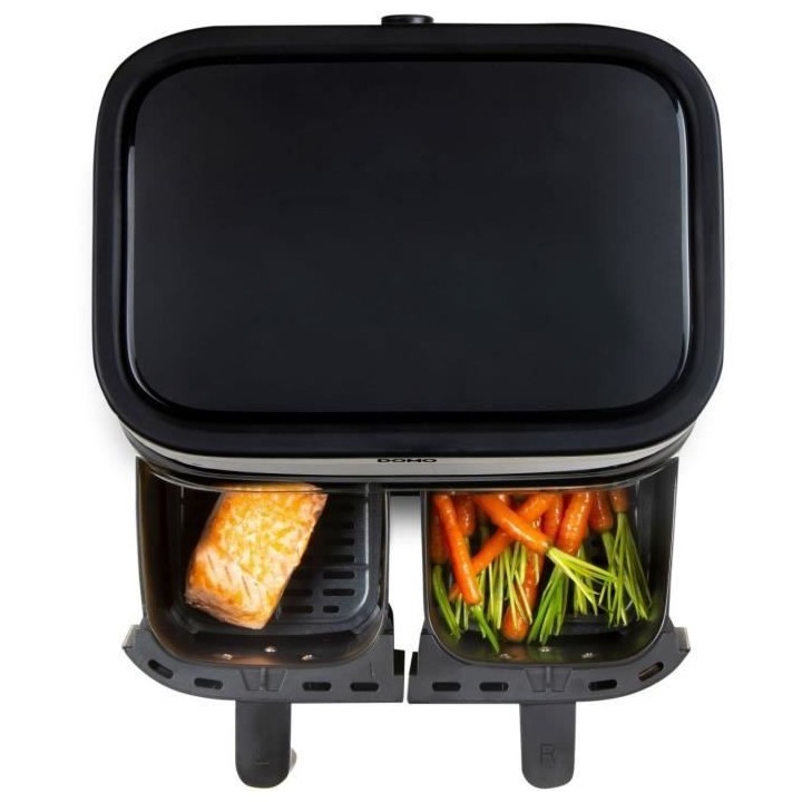 Friteuse a air chaud DOMO - DO537FR - 2 x 4 L - 85° a 200° - 8 progr
