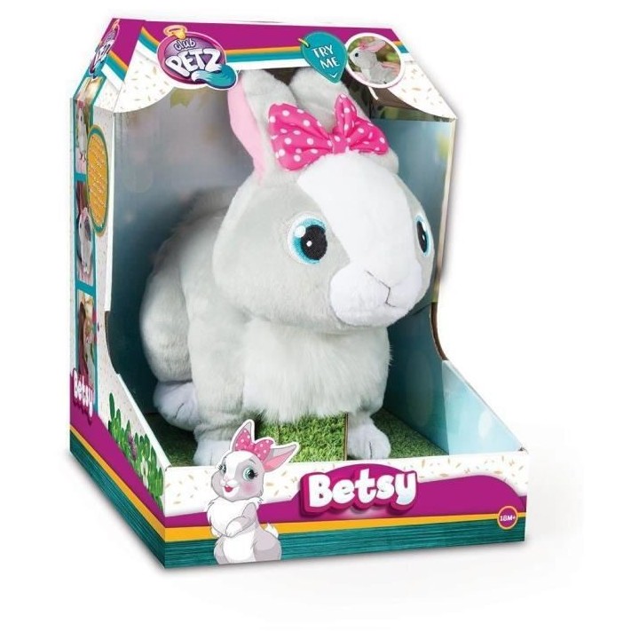 Peluche a fonctions Betsy, mon petit lapin
