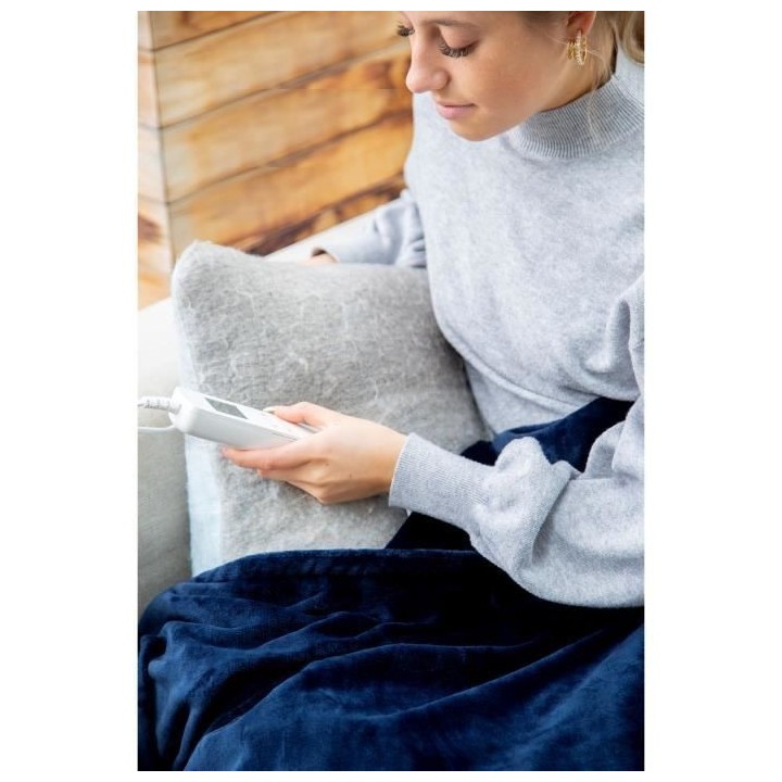 Couverture chauffante DOMO - 10 positions de chaleur - Molleton flanel