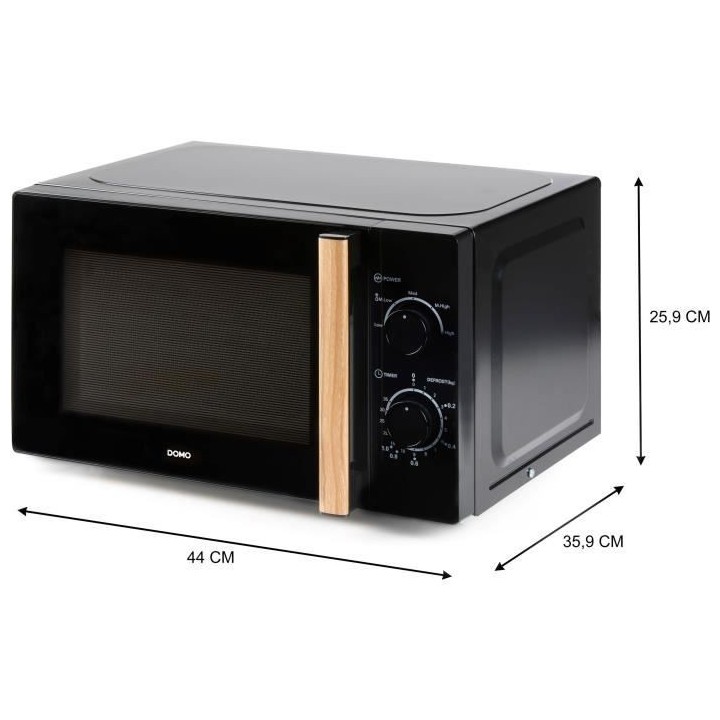 Four micro-ondes DOMO DO2820 - 20L - 700W - Minuterie 35mn - Fonction