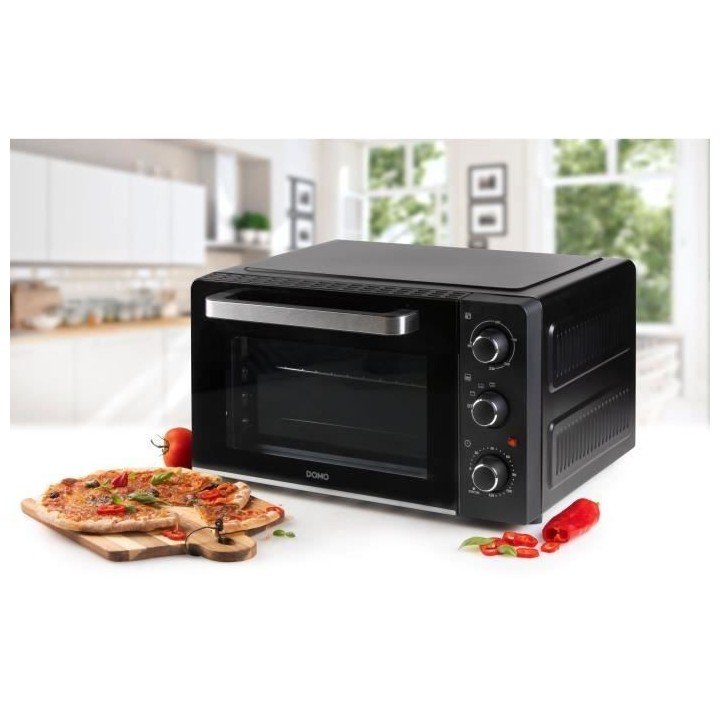 Mini four bake and snack DOMO DO1107GO - 28 L - noir - 1500watt -