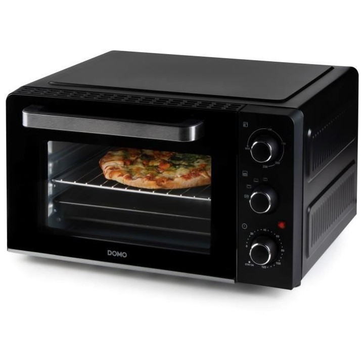 Mini four bake and snack DOMO DO1107GO - 28 L - noir - 1500watt -