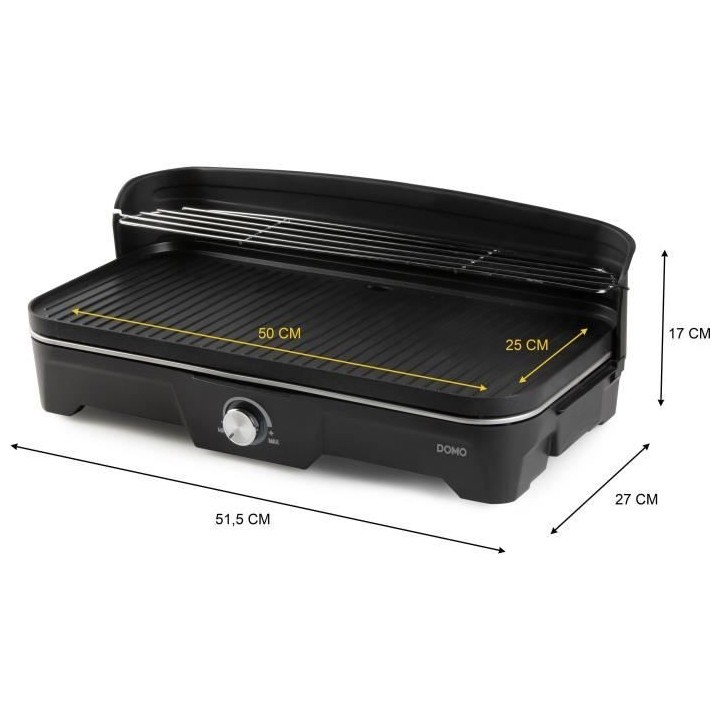 Grill de table - BBQ Electrique - DOMO - DO9260G - 2200W