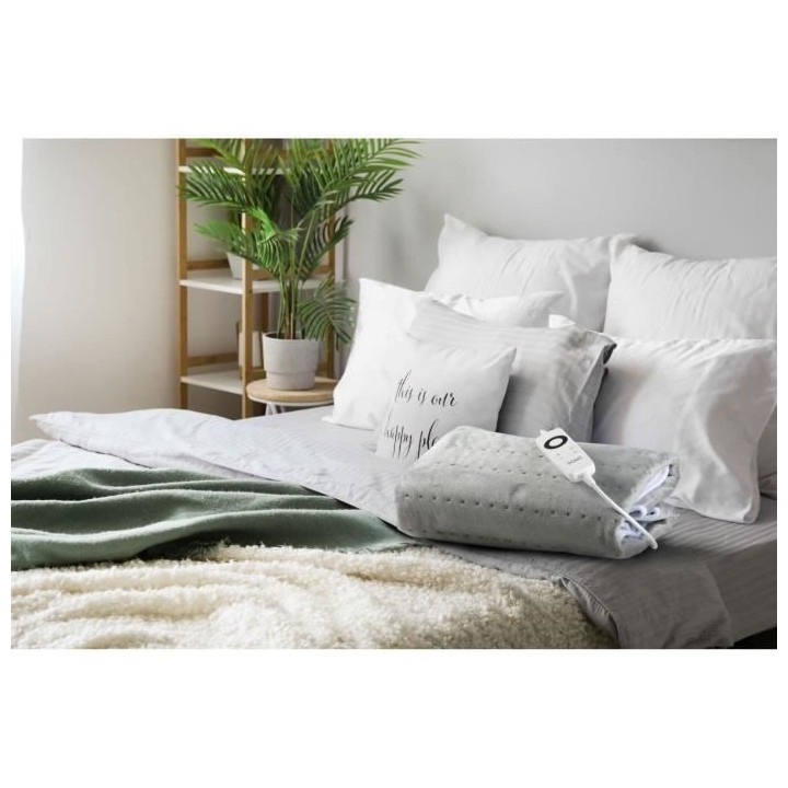 Chauffe-lit électrique 1 personne DOMO - 6 Niveaux de chaleur - Molle