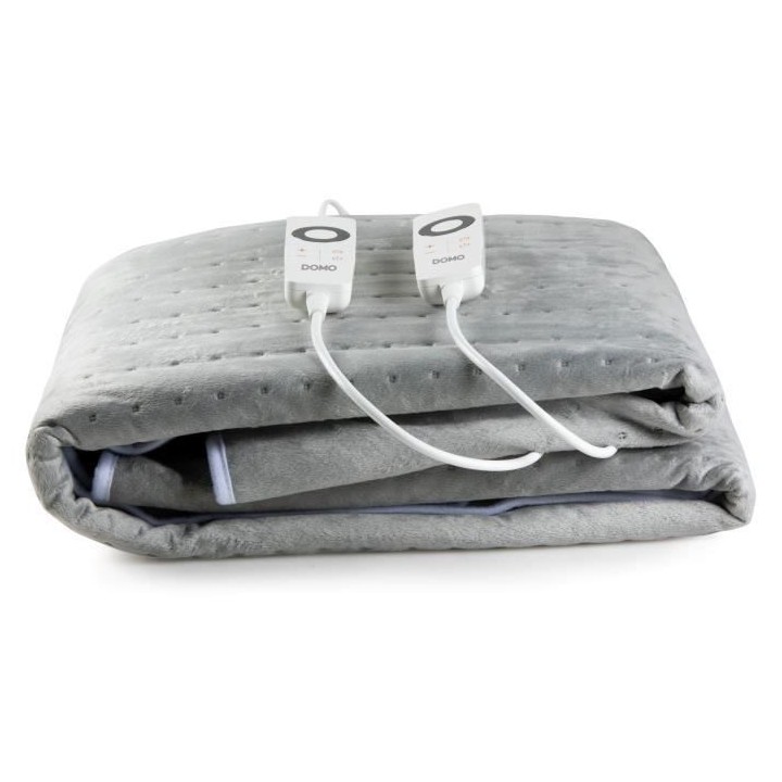 Chauffe-lit électrique 2 personnes DOMO - 6 Niveaux de chaleur - Moll