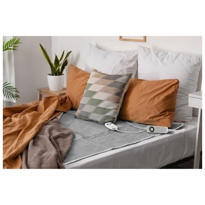 Chauffe-lit électrique 2 personnes DOMO - 6 Niveaux de chaleur - Moll