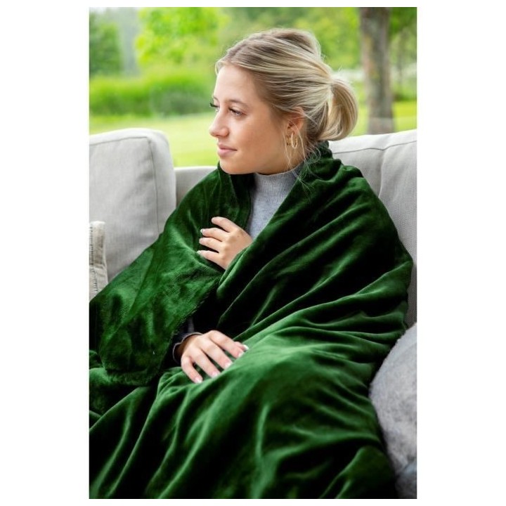 Couverture chauffante DOMO - 10 positions de chaleur - Soulage et stim