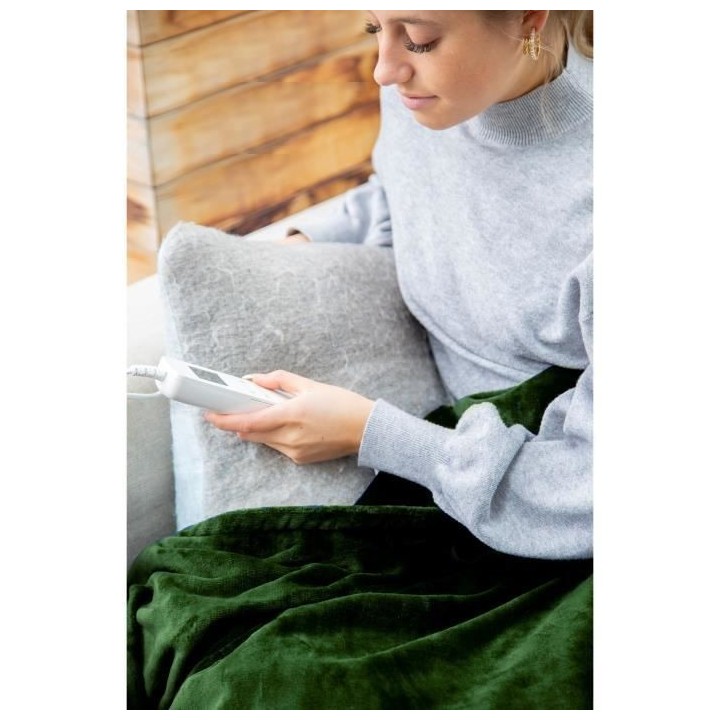 Couverture chauffante DOMO - 10 positions de chaleur - Soulage et stim