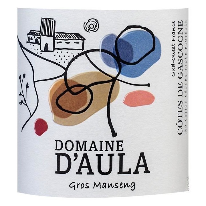 Château Plaimont Domaine D'Aula 2023 Côtes de Gascogne - Vin blanc d