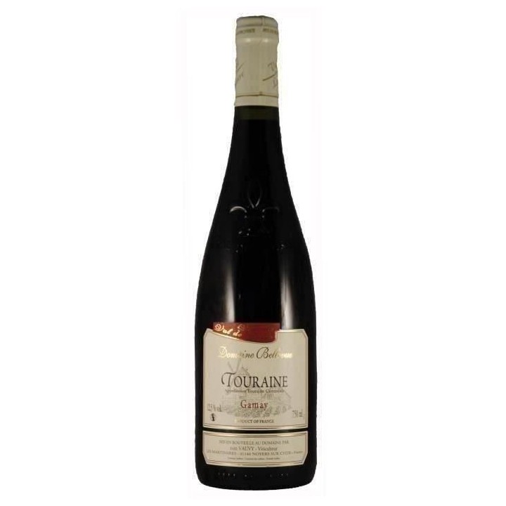 Domaine Bellevue 2022 Touraine Gamay - Vin Rouge du Val de Loire - 12,