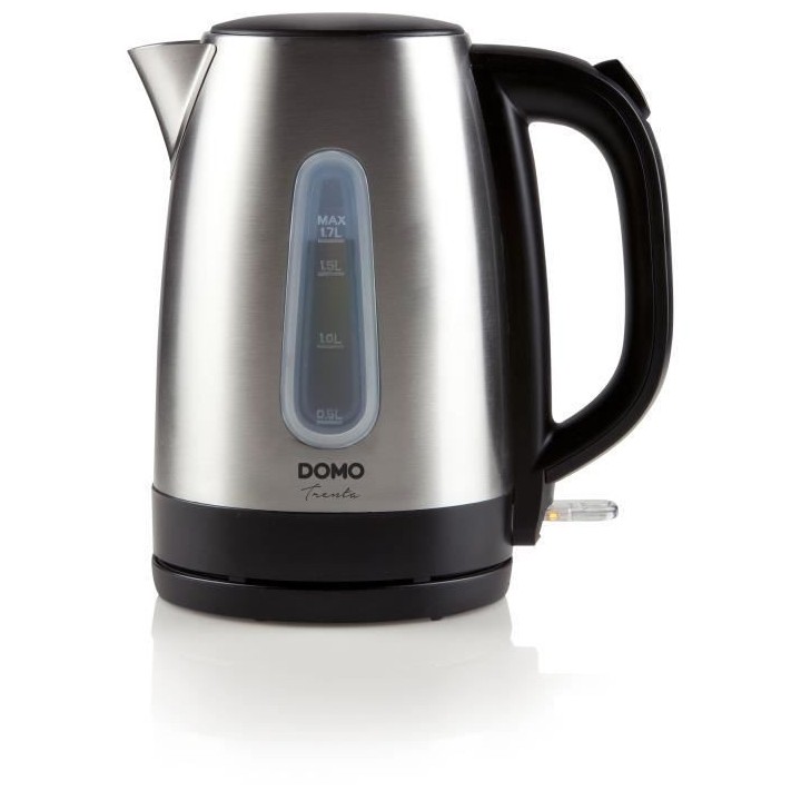 Bouilloire en inox - DOMO - DO496WK - 2200 W - 1,7 L - Base 360° - Gr