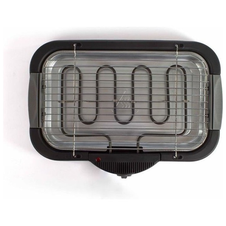Barbecue électrique de table DOMOCLIP DOC153 - Noir - 2000W - Surface