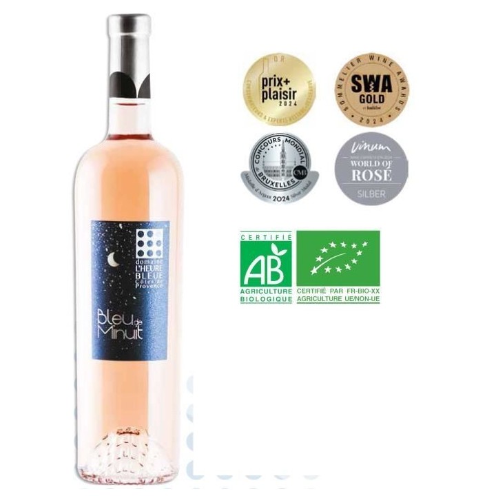 Domaine L'Heure Bleue Bleu de Nuit 2023 Côtes de Provence -bio- Vin r