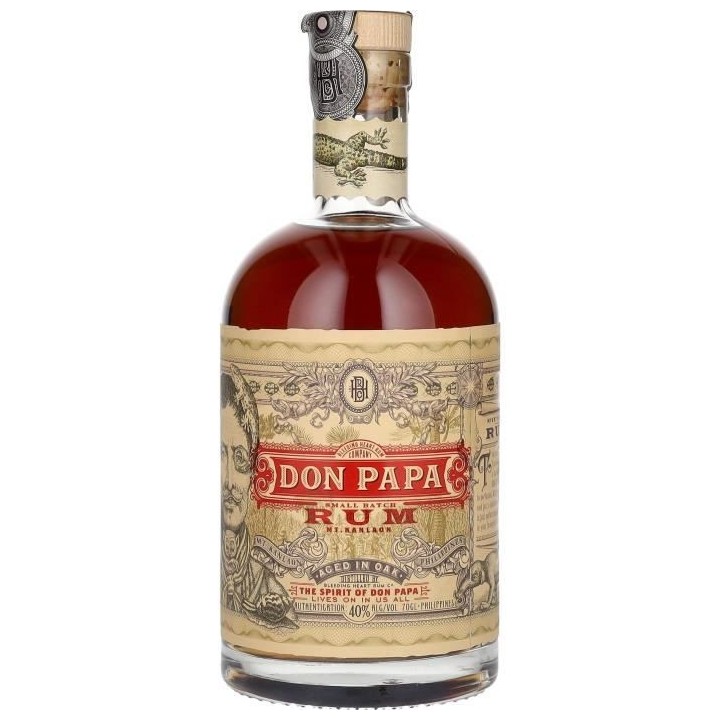 Rhum Don Papa 7 ans - Rhum vieux - Philippines - 40%vol - 70cl