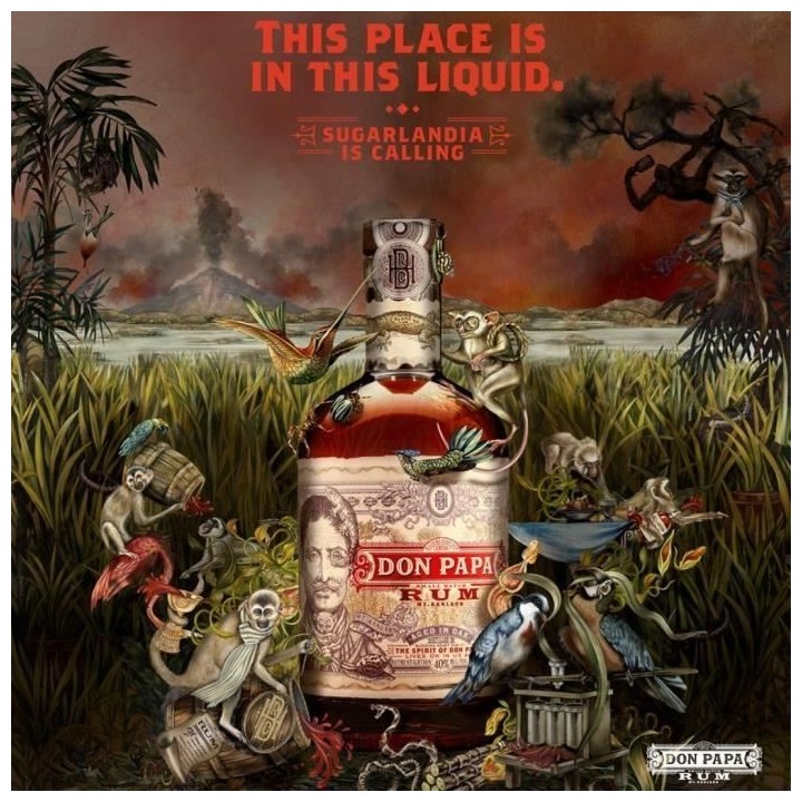 Rhum Don Papa 7 ans - Rhum vieux - Philippines - 40%vol - 70cl