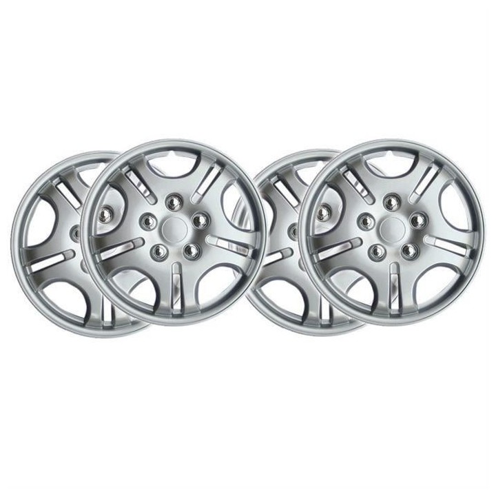 4 ENJOLIVEURS ABS 13 LAQUES ARGENT