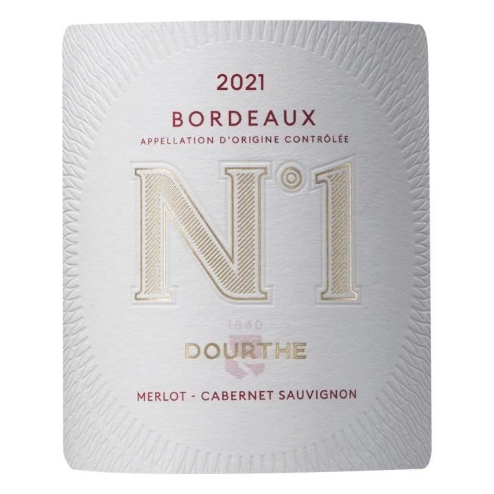 Dourthe N°1 2021 Bordeaux - Vin rouge de Bordeaux