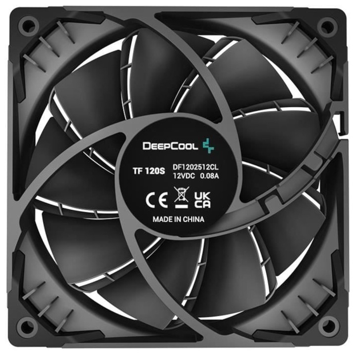 Ventilateur 120mm pour boitier - DEEPCOOL - TF120S - Noir