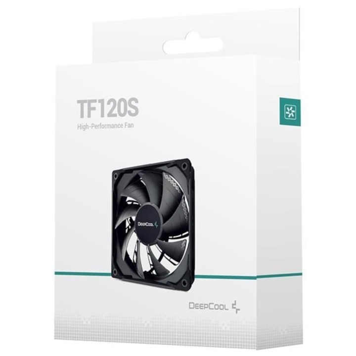 Ventilateur 120mm pour boitier - DEEPCOOL - TF120S - Noir
