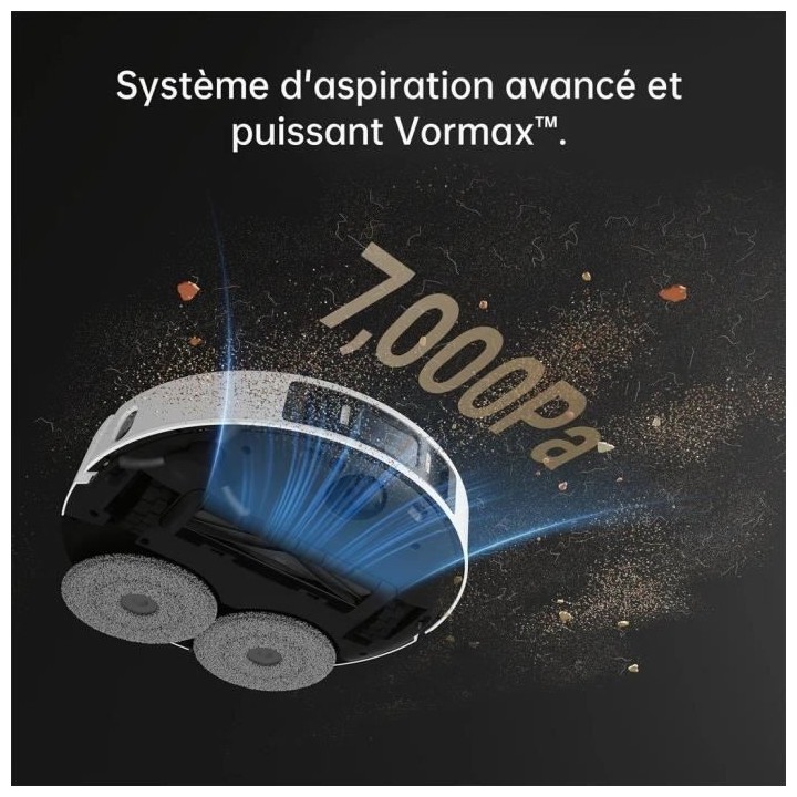 Aspirateur Robot Laveur DREAME L20 Ultra - Station de vidange - Autnom