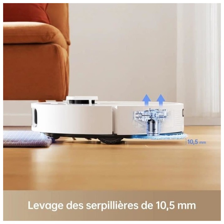 NEW Dreame L10s Pro Ultra Heat - Robot Aspirateur Laveur - Auto-Nettoy