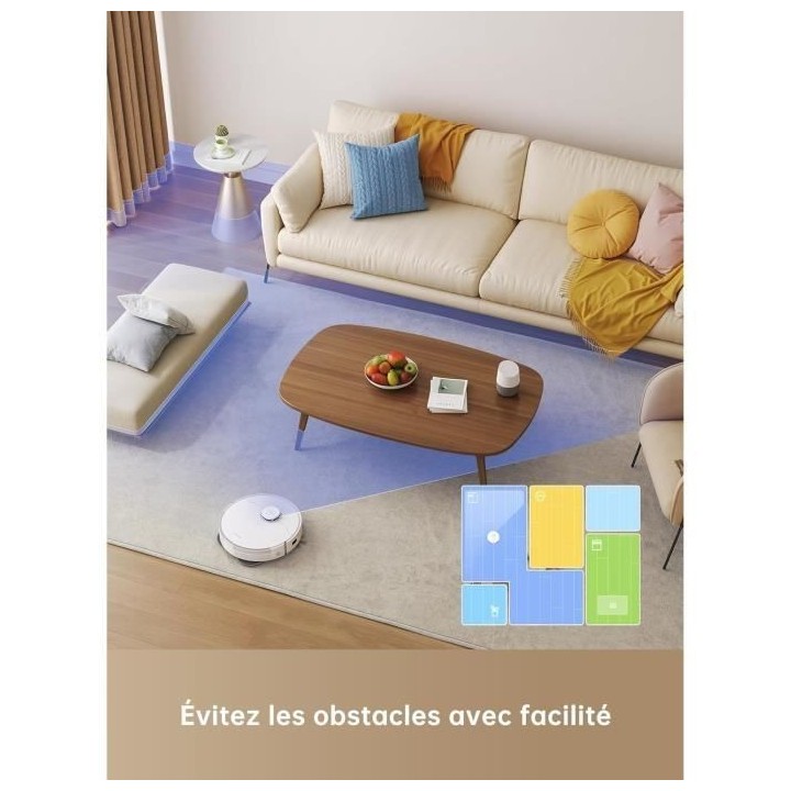 NEW DREAME L10sPlus - Robot Aspirateur Laveur avec Vidage Automatique