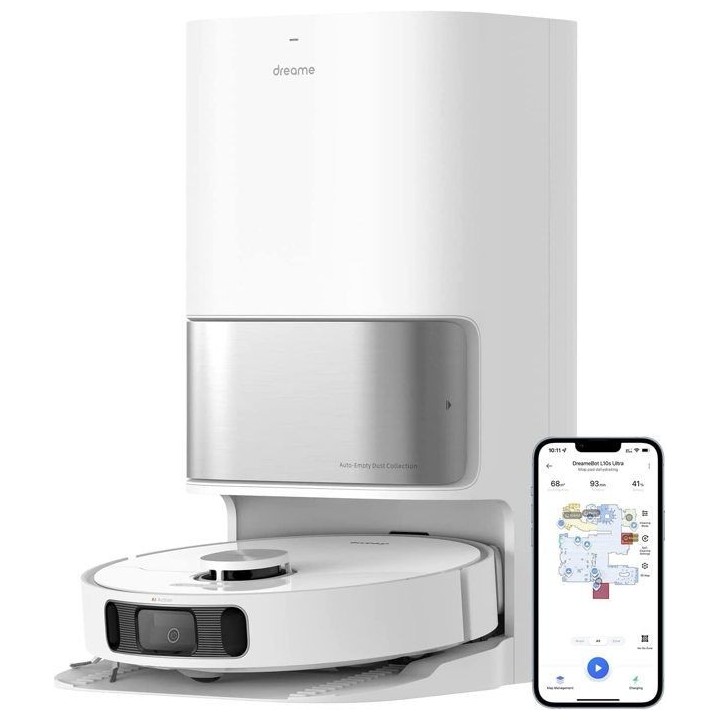 Dreame L10s Ultra - Robot Aspirateur Laveur avec Station de Vidage Aut
