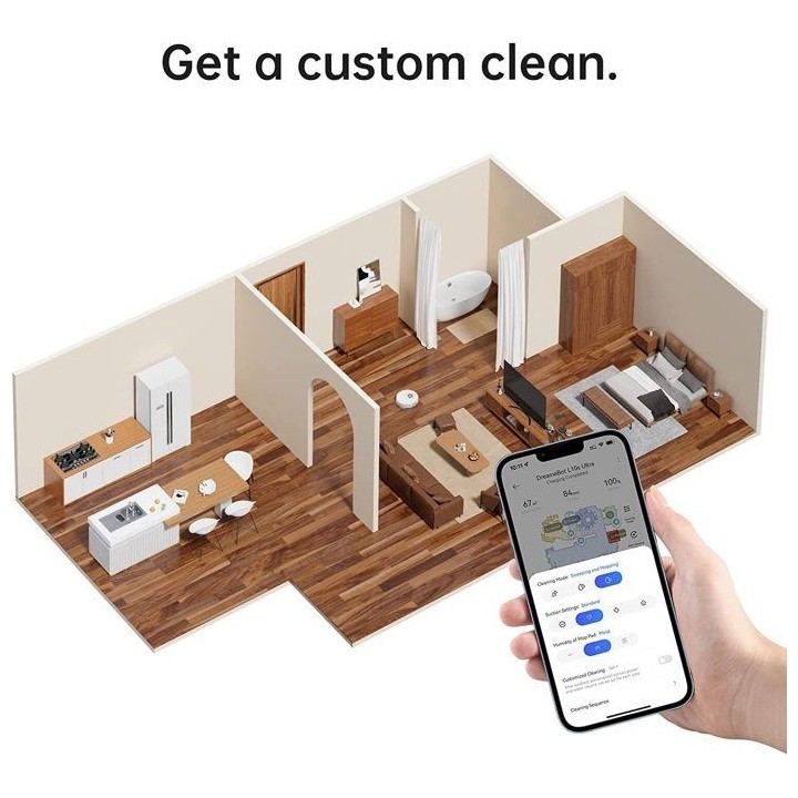 Dreame L10s Ultra - Robot Aspirateur Laveur avec Station de Vidage Aut