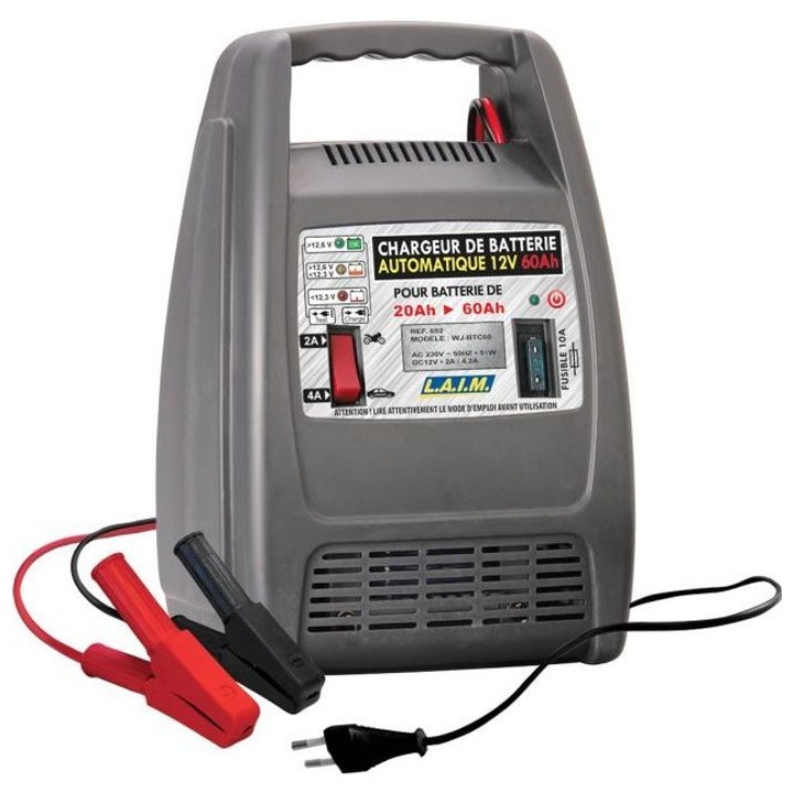 Chargeur Batterie 12V 60AH Automatique (6A)