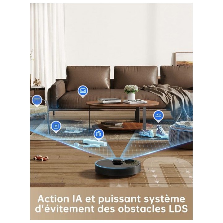Dreame D10s Pro Robot Aspirateur et Serpillere avec Action IA - Naviga