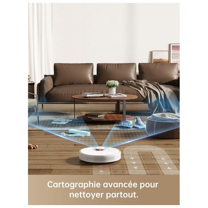 Dreame D10s - Aspirateur Robot Laveur 2 en 1 - Navigation LDS - 5000 P