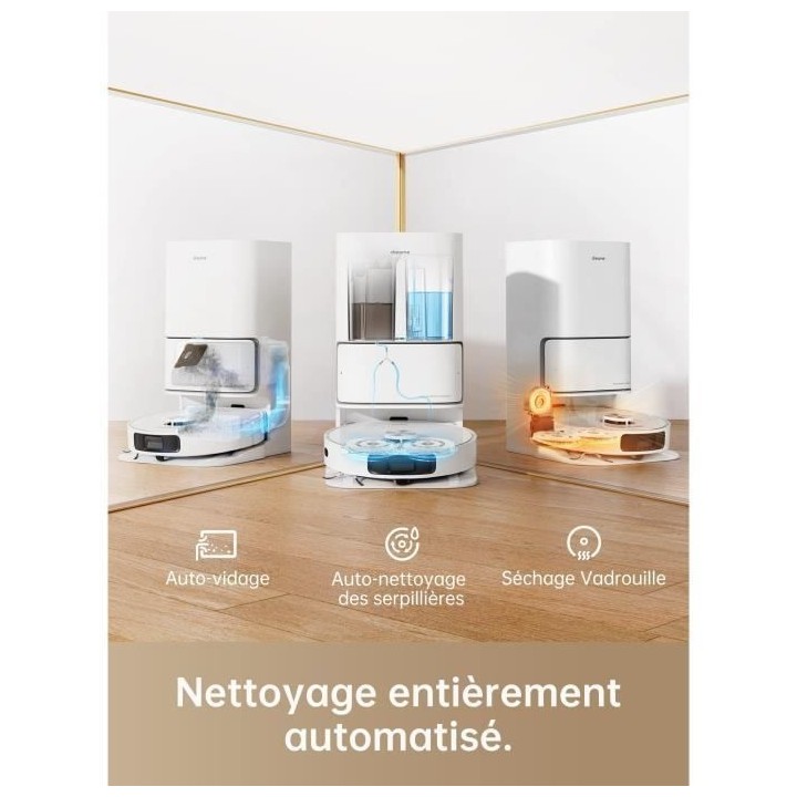 Dreame L10 Ultra Robot Aspirateur Laveur avec Station de Vidage, Netto