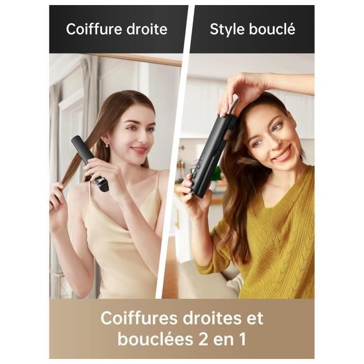 Lisseur sans fil - DREAME Hair Glamour - Black