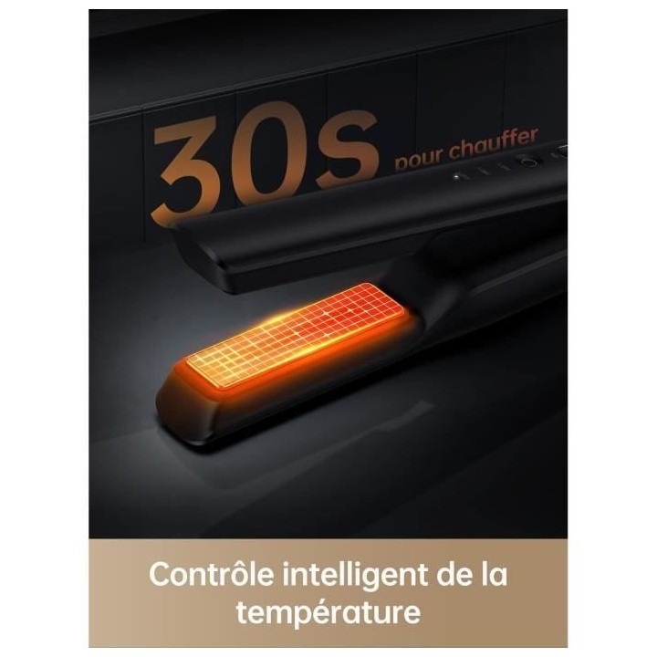 Lisseur sans fil - DREAME Hair Glamour - Black
