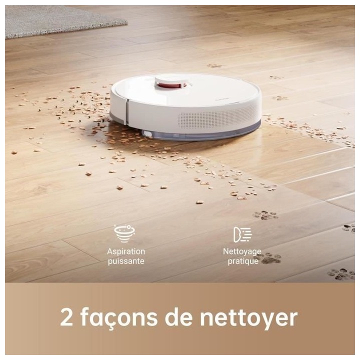 DREAME F9 Pro - Aspirateur Robot Laveur - 150 min - 2500 Pa aspiration