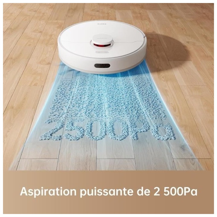 DREAME F9 Pro - Aspirateur Robot Laveur - 150 min - 2500 Pa aspiration