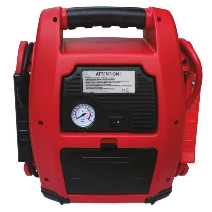 Station de démarrage 12V avec Compresseur 900A et Lampe