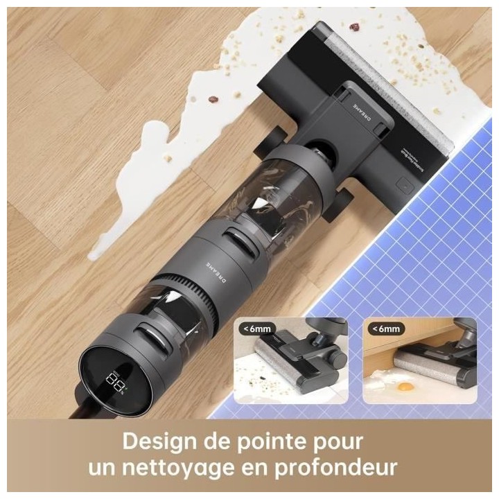 DREAME H11 CORE - Aspirateur Laveur 2 en 1 - Nettoyage de Pointe - Bro