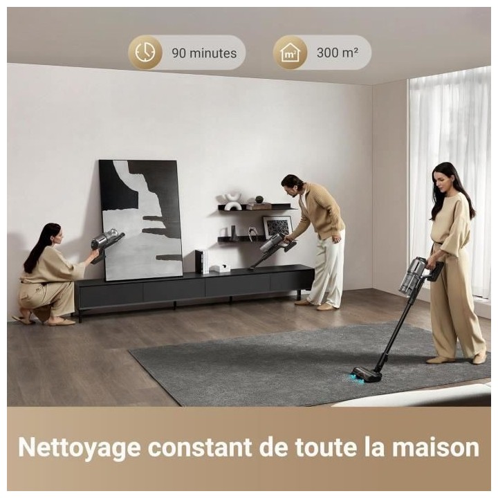NEW DREAME Z30 - Aspirateur Balai sans Fil - Puissance 310 AW - Autono