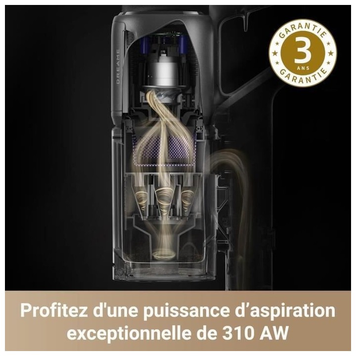 NEW DREAME Z30 - Aspirateur Balai sans Fil - Puissance 310 AW - Autono